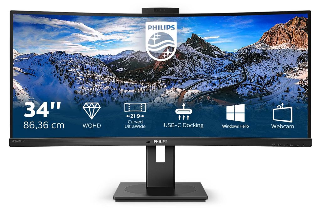 PHILIPS P-Line 346P1CRH/00 Curved Monitor 86,4 cm (34,0 Produktbild 
