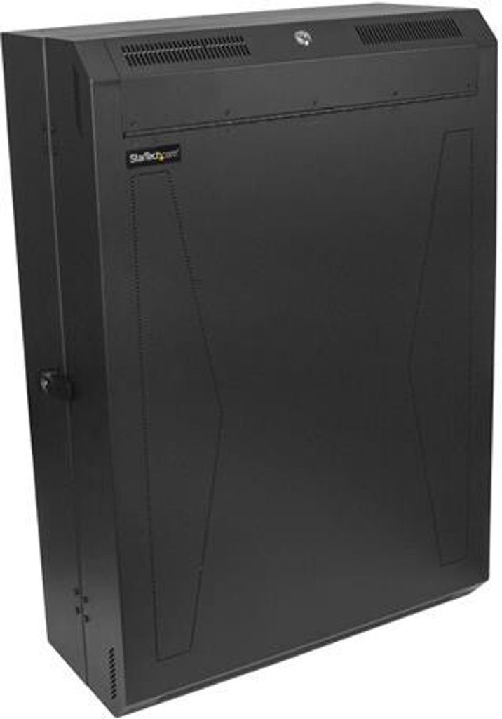 StarTech.com RK630WALVS Rack 6U Wandmontiertes Regal Schwarz