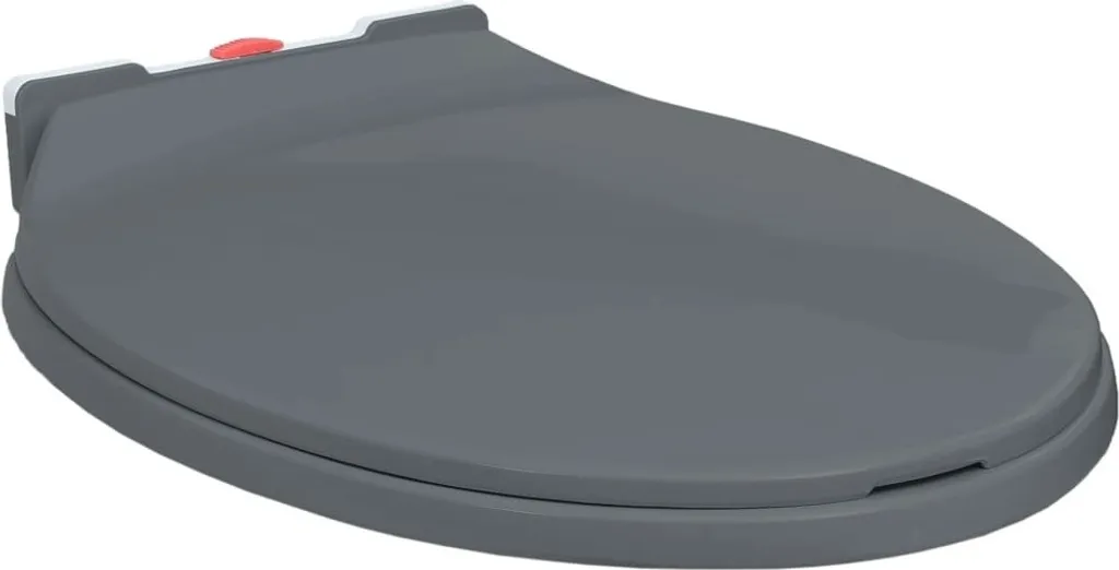 Copriwater Grigio Ovale Soft Close Quick-Release | The Living Store