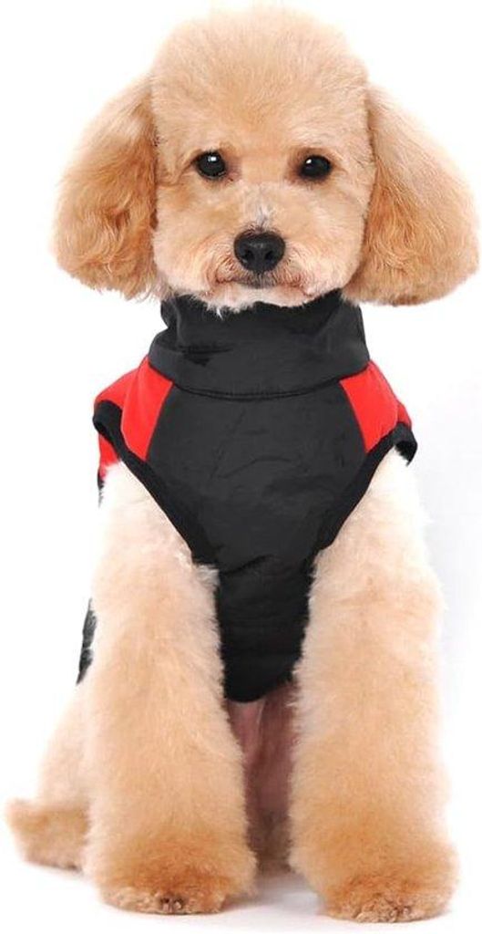 Wasserdichte Hundemantel für kleine Hunde - Dicke gefütterte Winterjacke - Hundemantel aus weichem Fleece