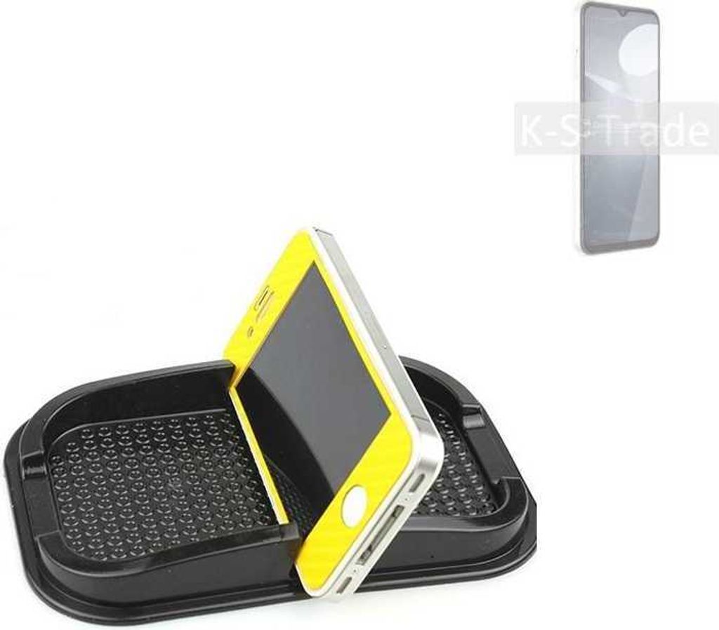 K-S-Trade Auto Anti Rutsch Matte Smartphone-Halter kompatibel mit Coolpad Cool 20 Haft Pad Armaturenbrett Handy-Halterung Silikon
