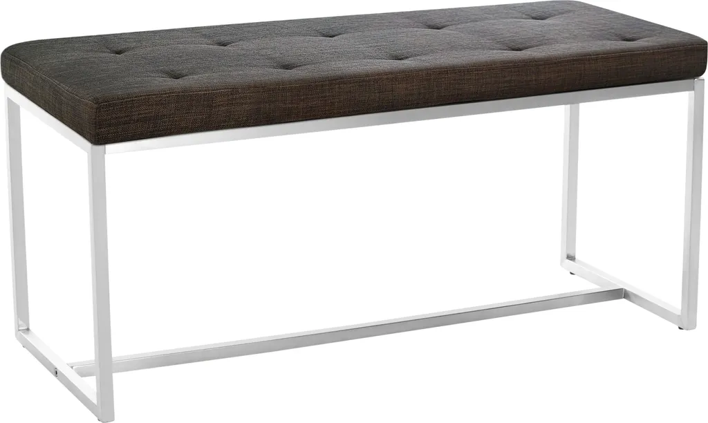 Banc Barci Gris Foncé - Solution Assise Confortable et Tissu Anti-Usure CLP