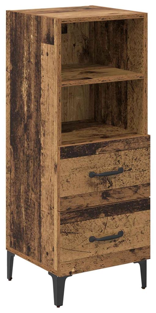 Sideboard Altholz 34 x 34,5 x 90 cm Holzwerkstoff
