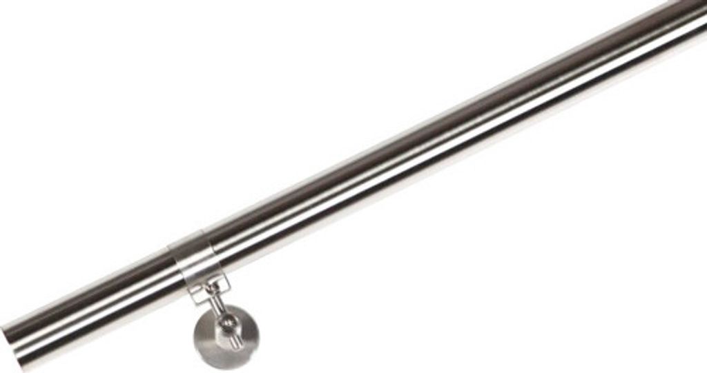Pertura Handlauf-Set Edelstahl V2A Ø 40 mm L:2500 mm