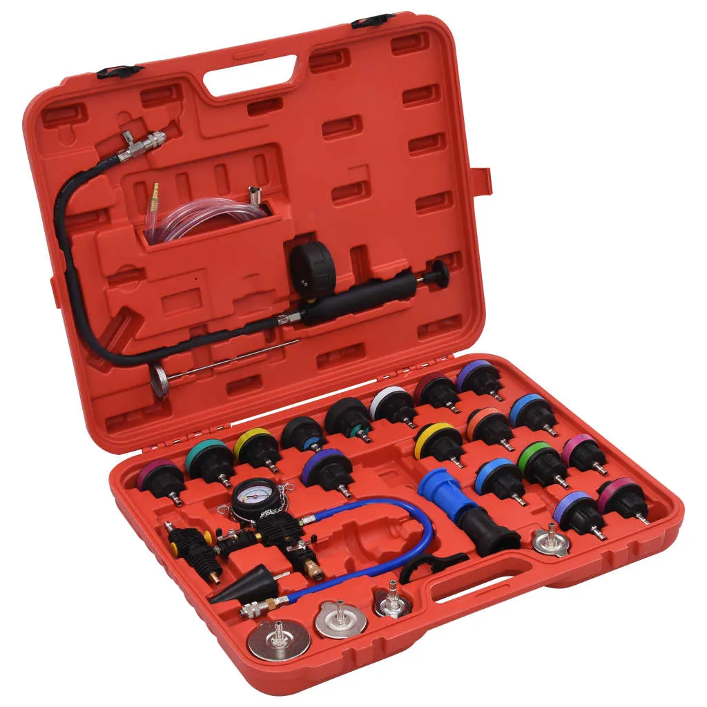 Testeur de pression vidaXL 28 pièces avec manomètre de haute précision - 7