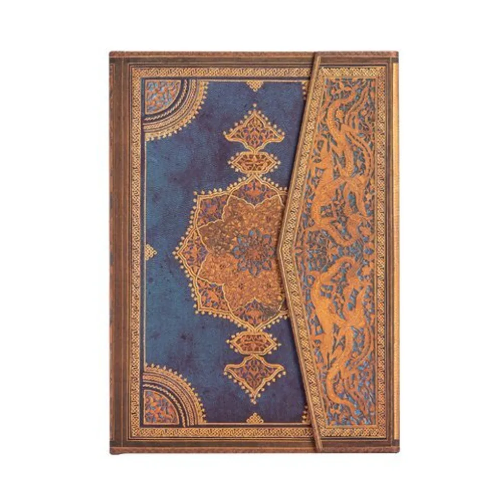Paperblanks Safavid Indigo Midi Linia - Diario Artistico 144 Pagine