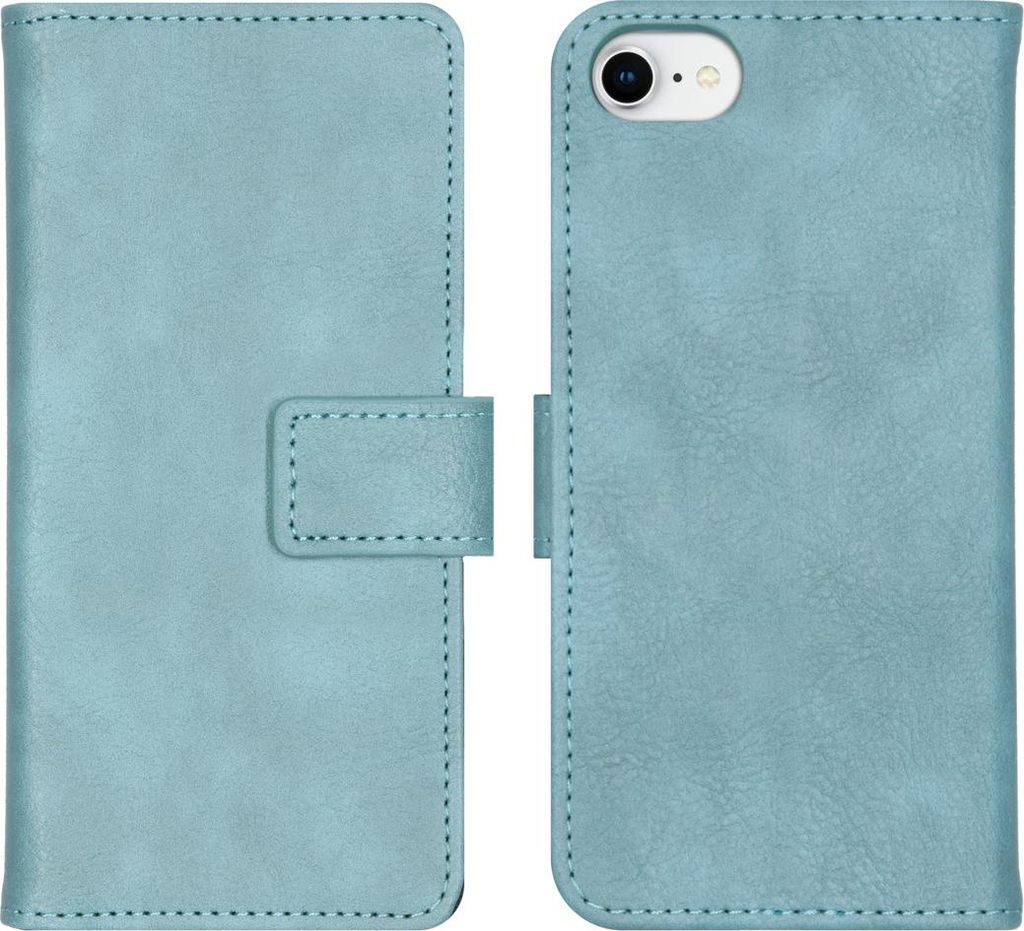 imoshion Klapphülle iPhone SE (2022 / 2020) / 8 / 7 / 6(s) - Hellblau