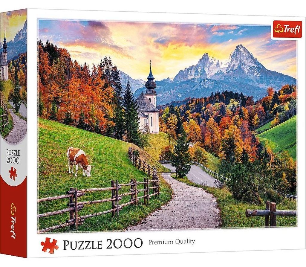 PUZZLE 2000 Bavorské Alpy na podzim 27127 Obrázek produktu 
