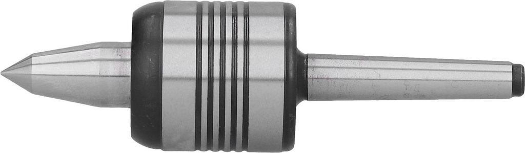 Drehmeißel mit mitlaufender Spitze aus Stahl, 0,01 mm Genauigkeit, Morsekonus, 60¡ã-Spitze MT1