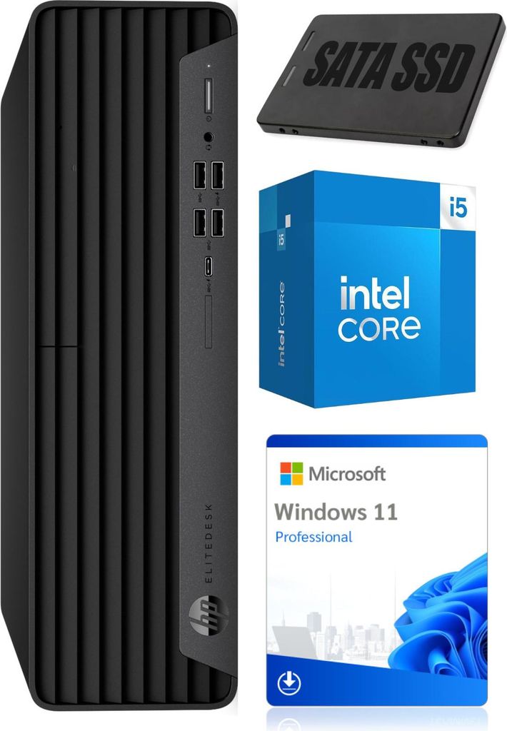 PC Computer HP EliteDesk 800 G6 SFF | Intel i5-10600 | 16 Produktbild 