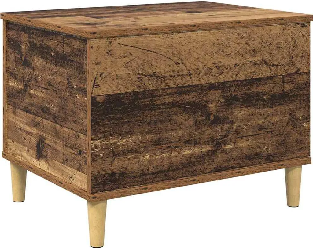 Comodino Industrial SYFAX™ Legno Recuperato 60cm - Arredo Design Notte