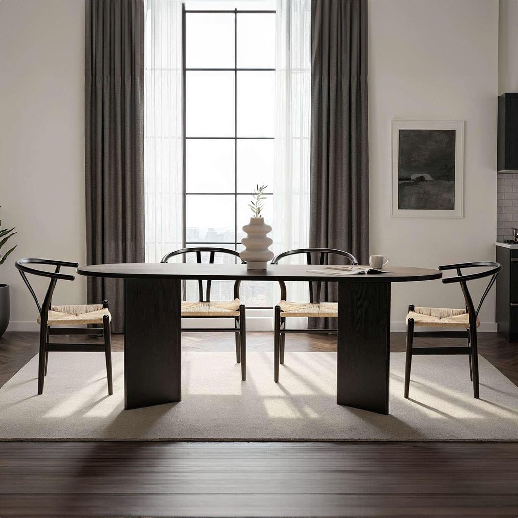Skye Decor, Sabella - Wood Black, Esstisch, Holz Schwarz, Produktbild 