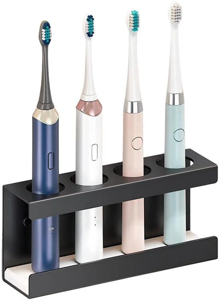 Rangement brosses à dents salle de bain pour famille avec grand espace