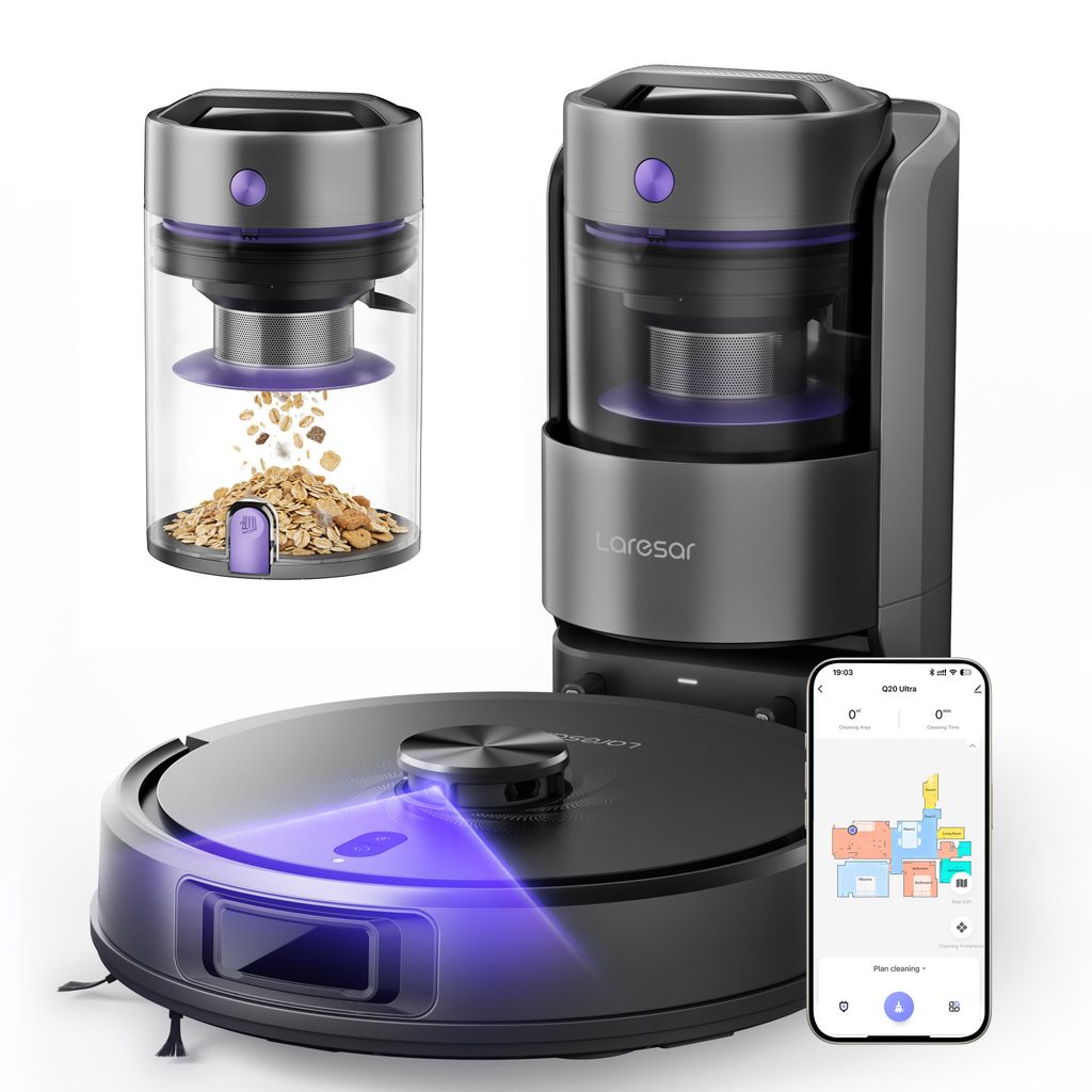 Robot odkurzający Laresar z nawigacją laserową, robot Zdjęcie produktu 