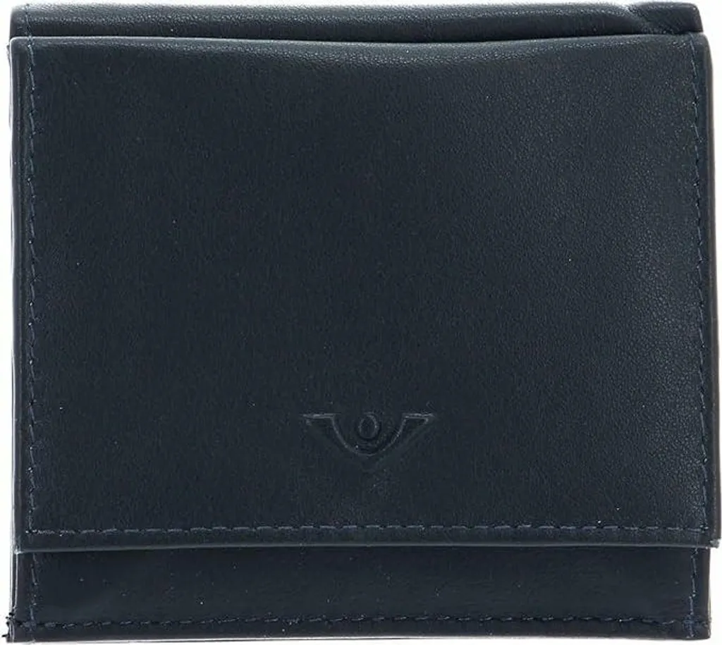 VOi Soft Robin Wallet Bleu : Petit Porte-monnaie Cuir avec Cuvette
