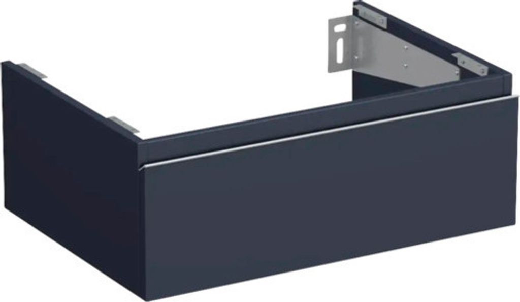 Jungborn Waschtischunterschrank TRENTA BxHxT 70 x 26 x 49,8 cm Frontfarbe taubenblau matt TRE DESK SS 70 1Z S A9166