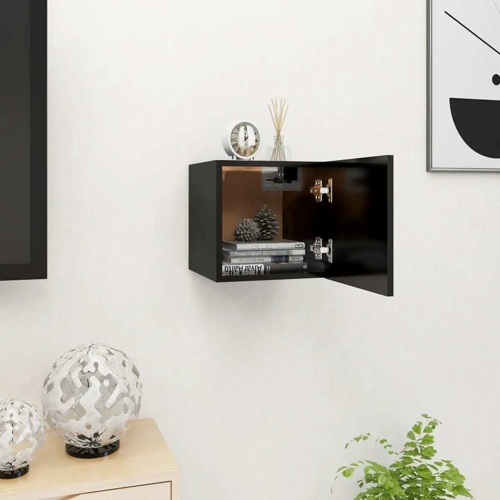 Porta TV Nero Maison Exclusive 30x30 cm | Setup Gaming e Console