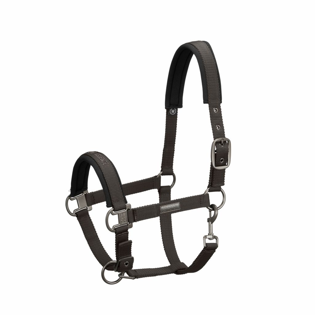 Eskadron ESSENCE Halfter mit Dornschnalle, Stallhalfter Größe - Pony1 Farbe - darkolive