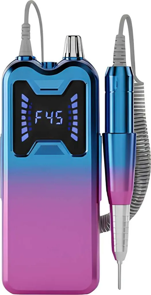 Avizar, lima per unghie ricaricabile 36W con display LED, blu/rosa - 2