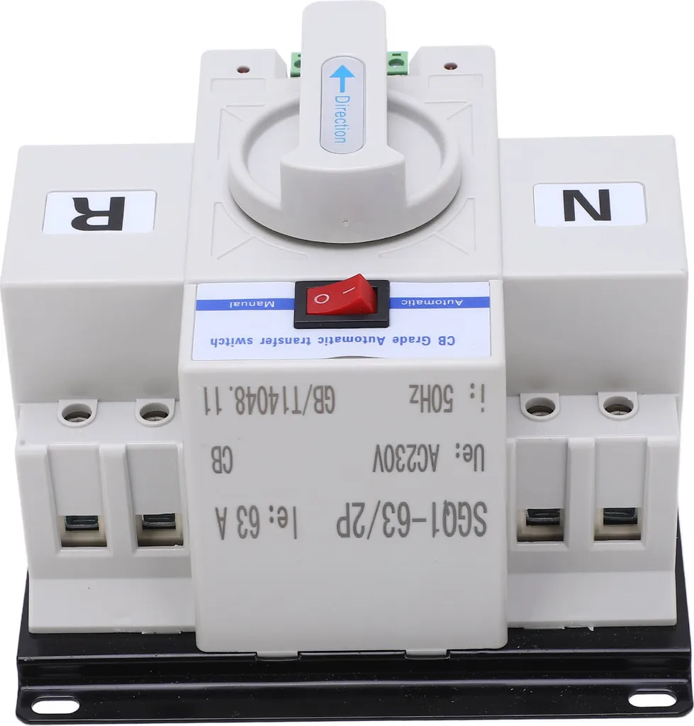 Inverseur de source automatique double puissance 63A pour maison et pro