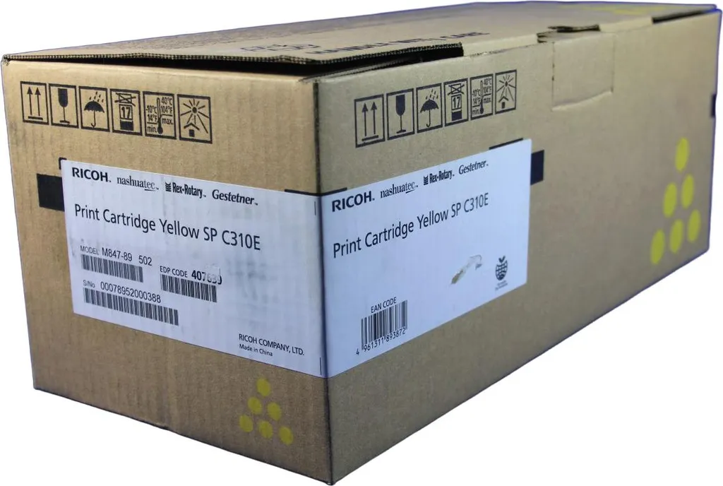 Toner Jaune Ricoh 406351 pour des Documents Laser Nets et Nets - 6
