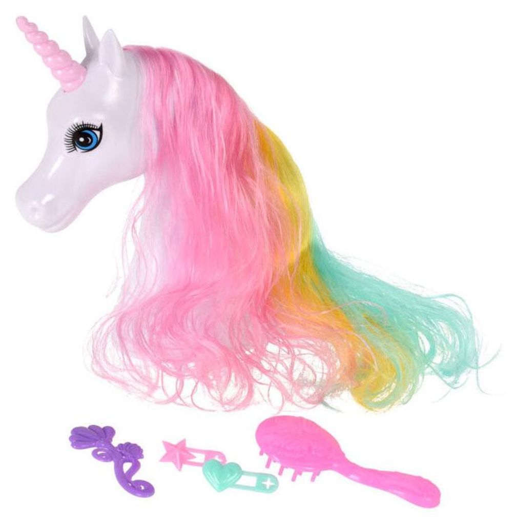 Einhorn-Haubenkopf mit 4 Zubehörteilen Produktbild 