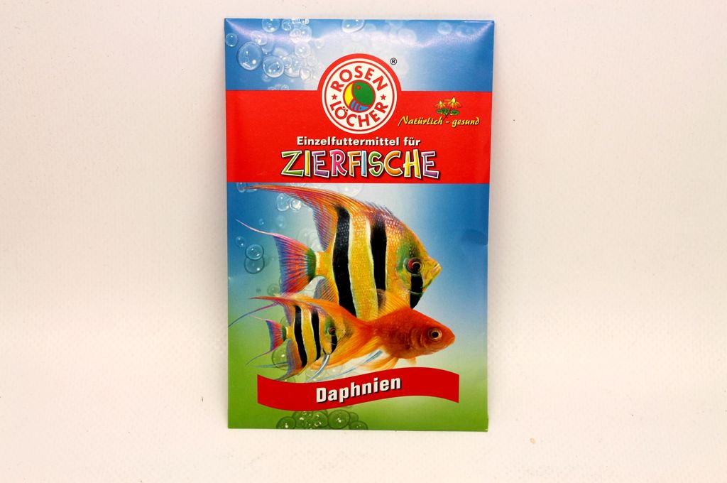 Rosenlöcher Daphnien - Wasserflöhe - 10g - Einzelfuttermittel für Zierfische