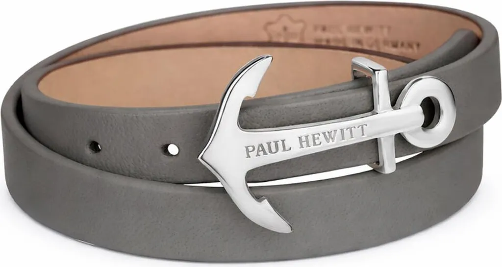 Regalo Donna: Bracciale Paul Hewitt PH-WB-S-13M Argento Pelle