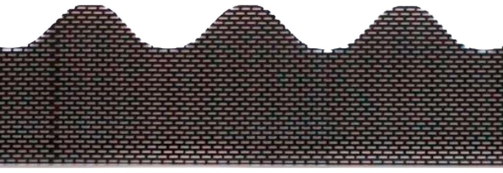 Fassadenprofile Traufenbelüftungsprofil wellenförmig, Produktbild 