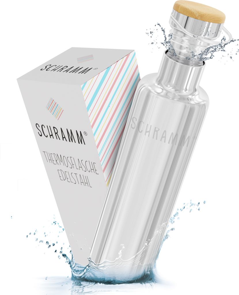 Schramm® Thermosflasche Edelstahl Trinkflasche wählbar 500, Produktbild 