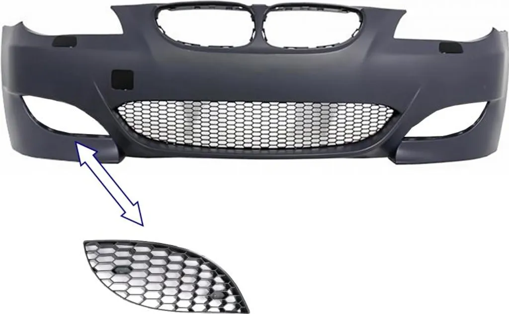 Grille de remplacement droite pour pare-chocs design M5 BMW E60