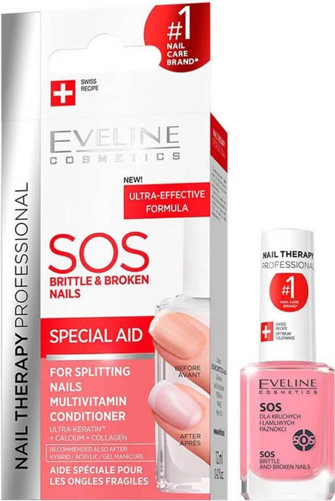 Eveline Paznokcie Odywka S.o.s. Do Paznokci Zniszczonych Zdjęcie produktu 