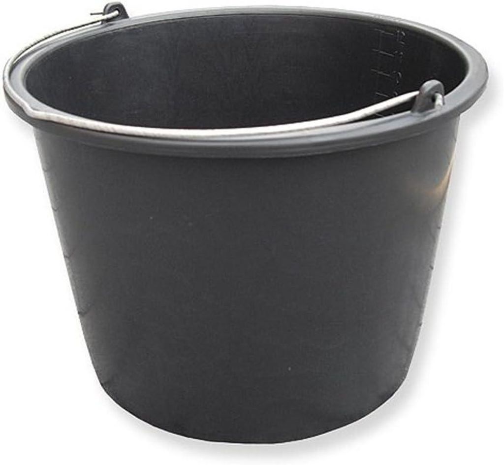 10 secchi da cantiere Bradas KTW20, 20 litri, PVC, nero Immagine del prodotto 