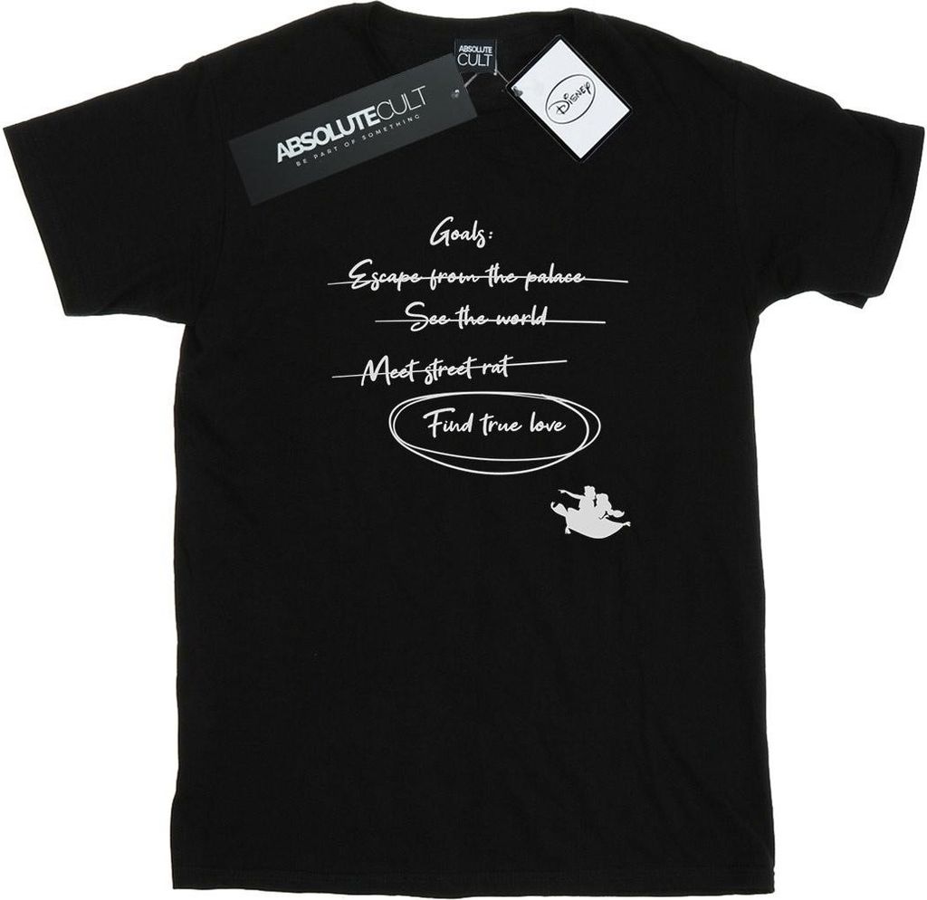 Disney - "Goals" T-Shirt für Herren BI19341 (4XL) (Schwarz)