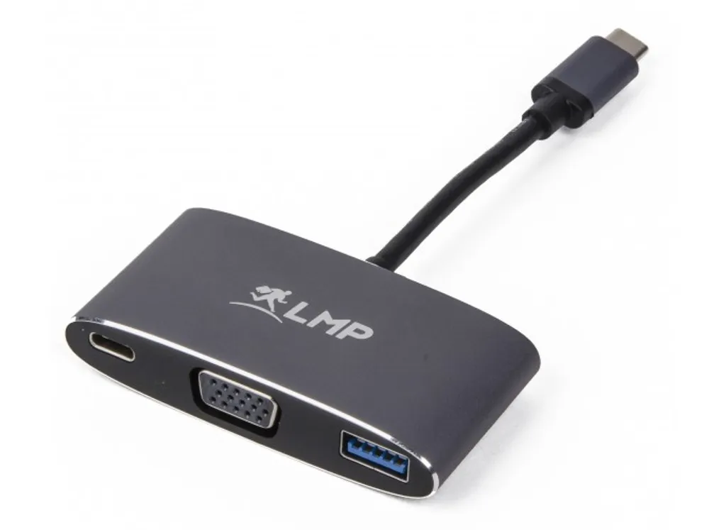 LMP Multiport Hub USB-C VGA USB 3.0 Alluminio - Business Edition - 1