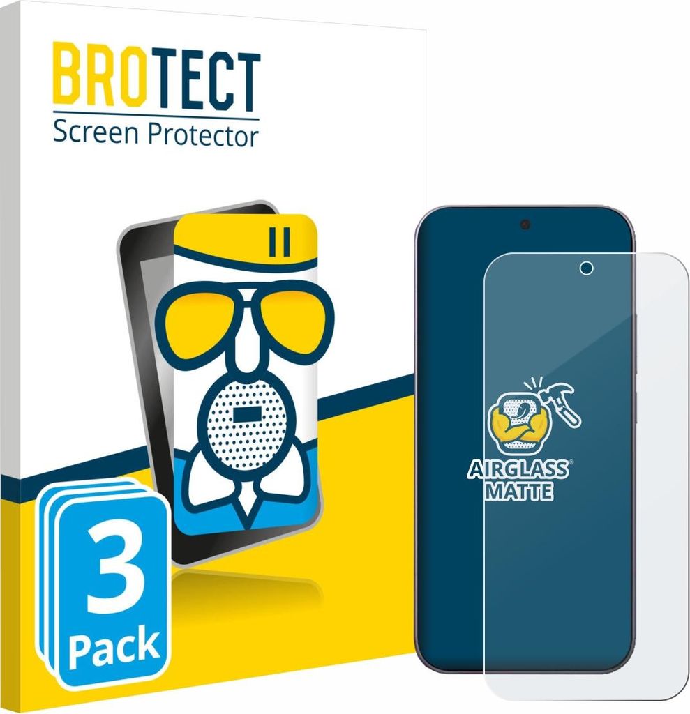 3x BROTECT Entspiegelungs Schutzglas für Xiaomi 17 Pro Max Schutzfolie Panzer Folie Glas Display Schutz matt