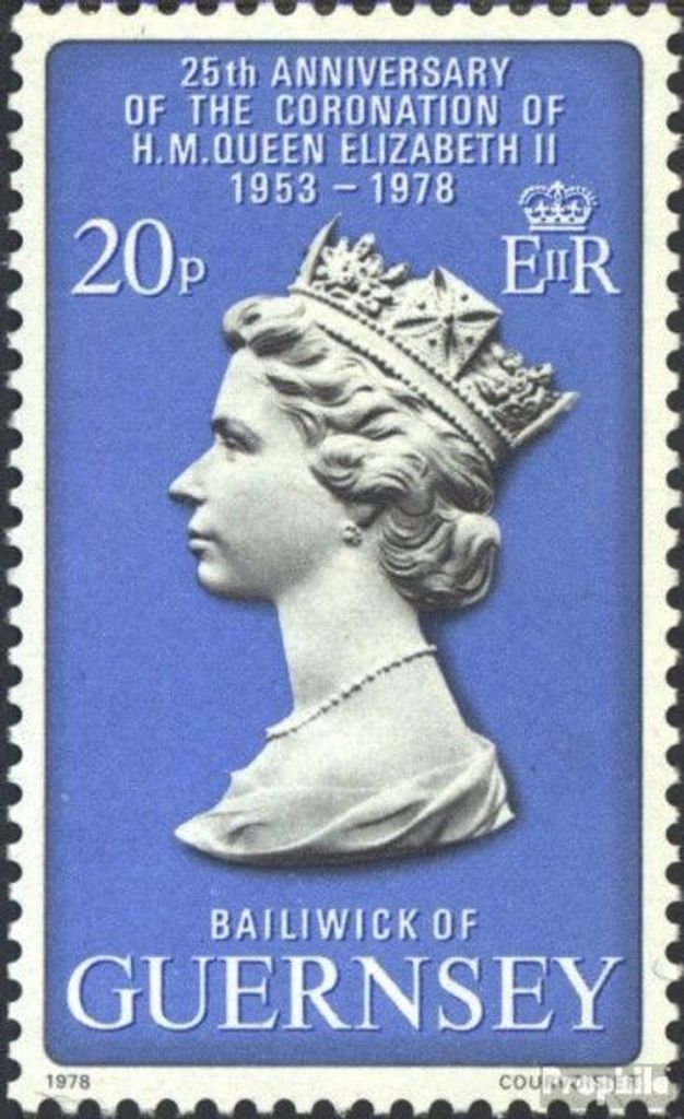 Briefmarken GB - Guernsey 1978 Mi 163 (kompl.Ausg.) postfrisch Elisabeth II.