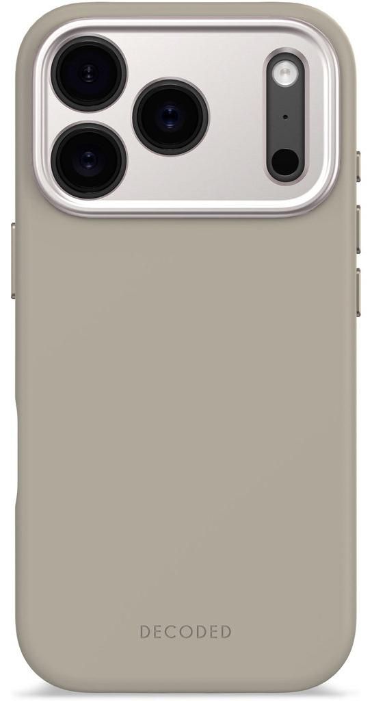 Decoded Silicone Backcover Apple iPhone 17 Pro Soft Taupe, Produktbild 
