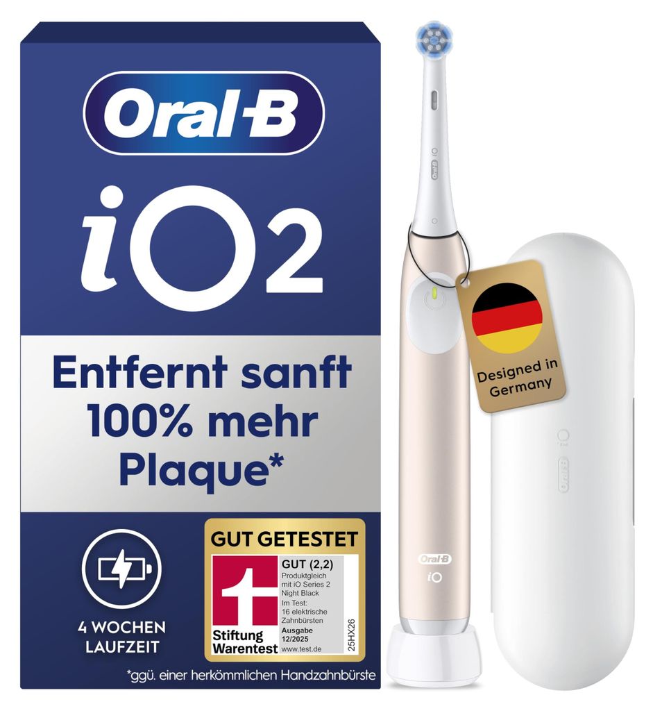 Oral-B iO Serie 2, kleur roze, met reisetui Productafbeelding 