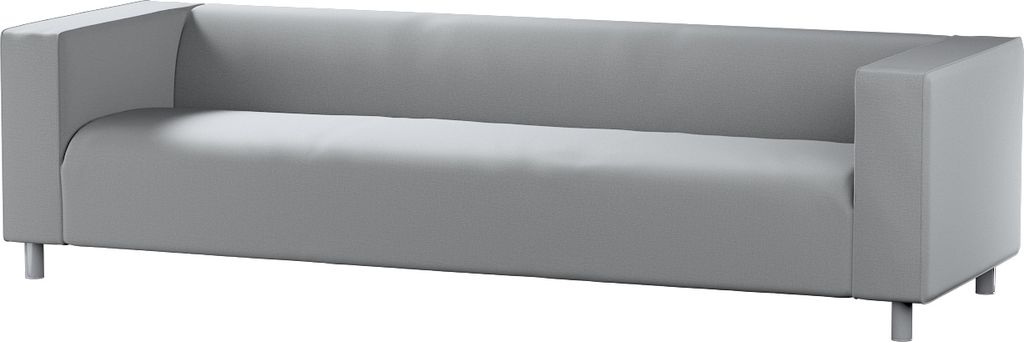 Dekoria Bezug für Klippan 4-Sitzer Sofa, dunklegrau, Bezug für Klippan 4-Sitzer