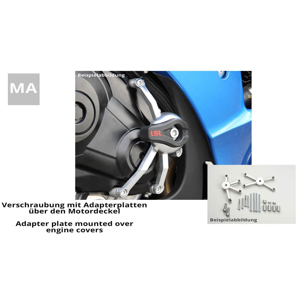LSL Crash Pad Anbaukit CBR 600 RR, 07-08