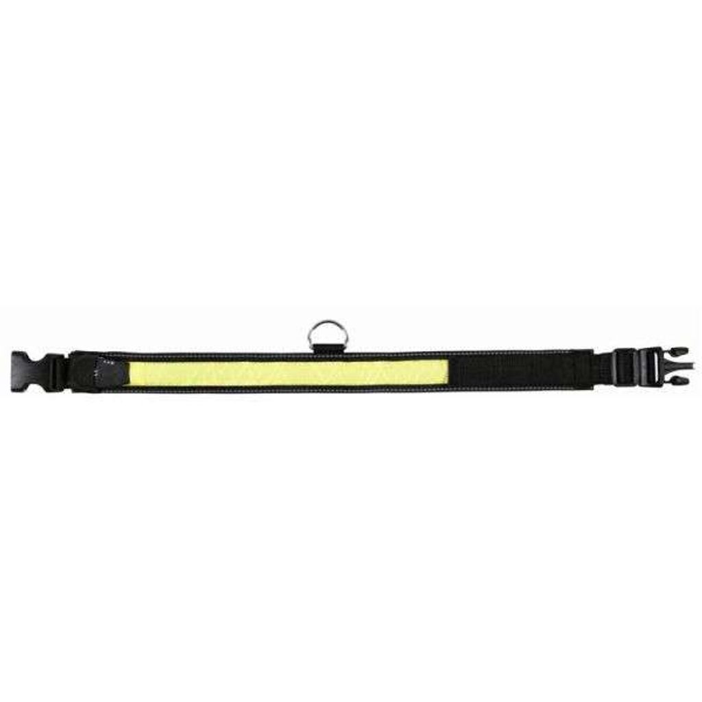 Trixie Flash + Reflect Halsband - Schwarz-Gelb L-XL: Produktbild 