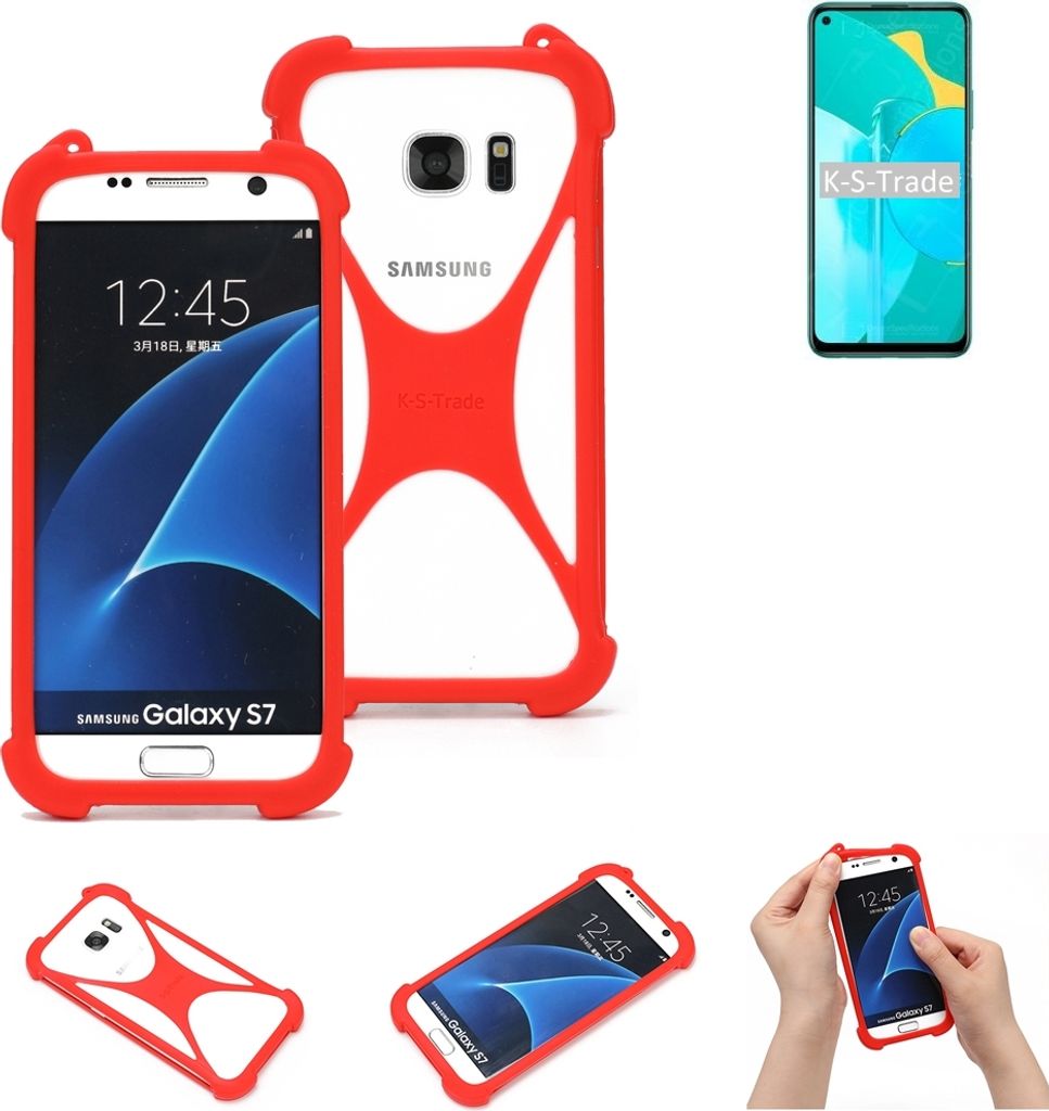 K-S-Trade Handy-Hülle kompatibel mit Huawei Honor 30S Schutz-Hülle Bumper Silikon Schutz Hülle Cover Case Silikoncase Silikonbumper TPU Softcase