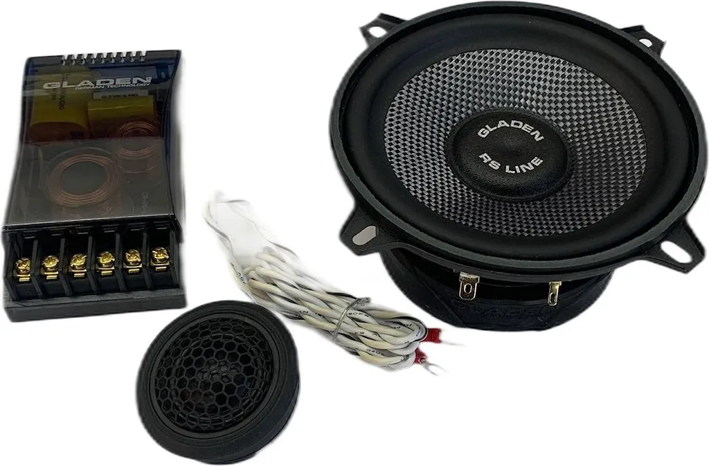 Kit Audio Haute Fidélité Gladen RS 130 G2 pour Installation Radio