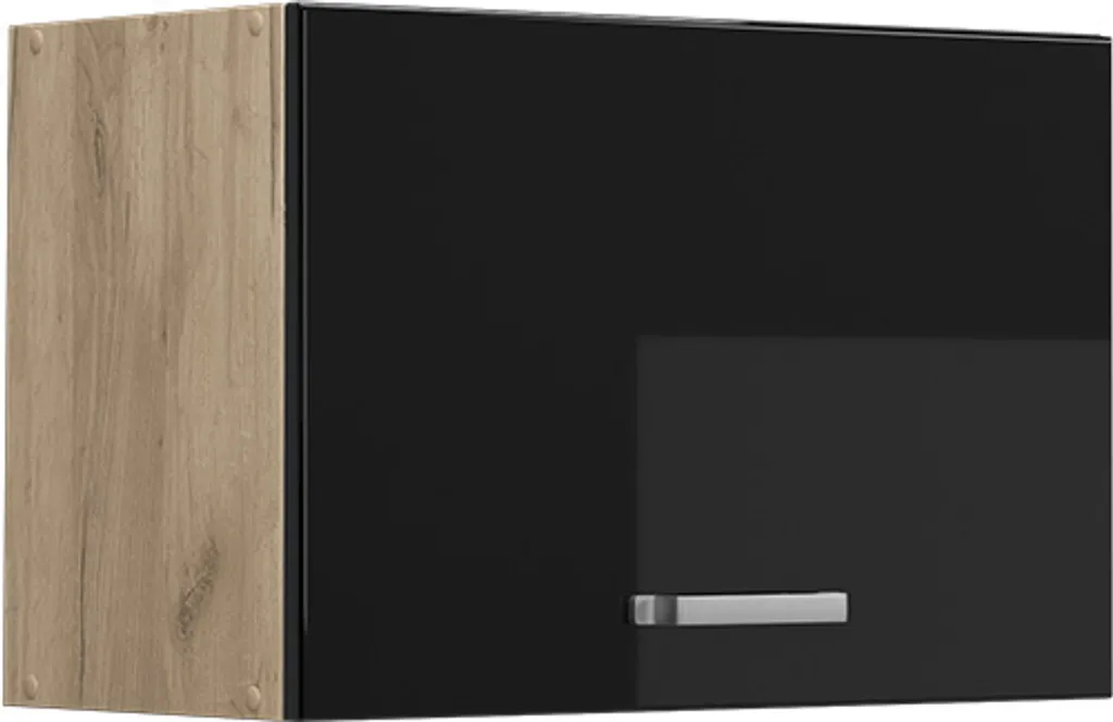 Pensile Cucina Vicco R-Line 60cm Nero Lucido Quercia Modulare