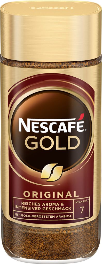 Nescafé Gold Das Original, löslicher Bohnenkaffee, Kaffee, Produktbild 4