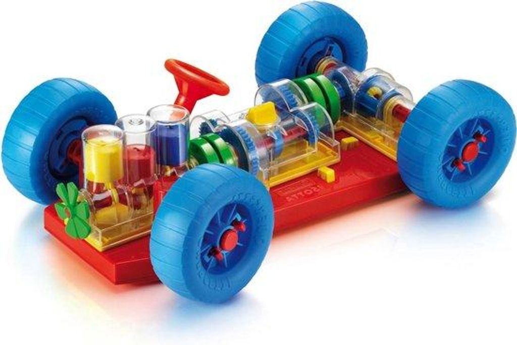 Mechanisches Werkzeug-Lernkit - Offene Werkplatten - Sichtbare Baugruppen - 394 cm - Transparent
