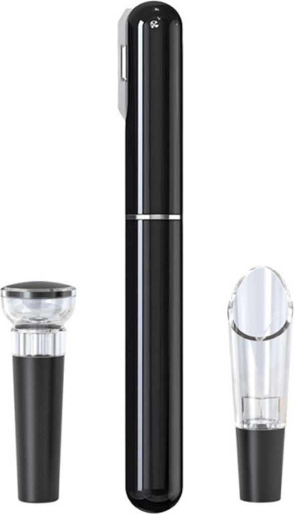 Weinöffner-Set mit Luftpumpe und Korkenzieher, tragbarer Flaschenöffner für Reisen, Camping und Partys, manueller Korkenzieher mit Folienschneid...