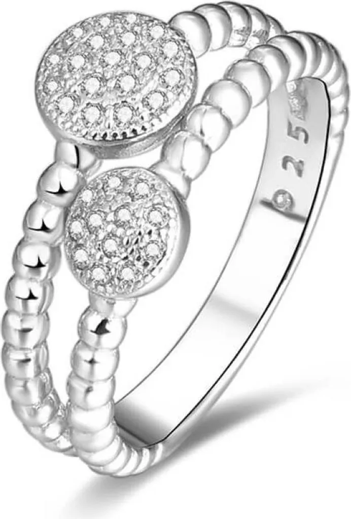 Scheda Tecnica Anello Argento 925 Zirconi AGG335 60mm Alta Qualità