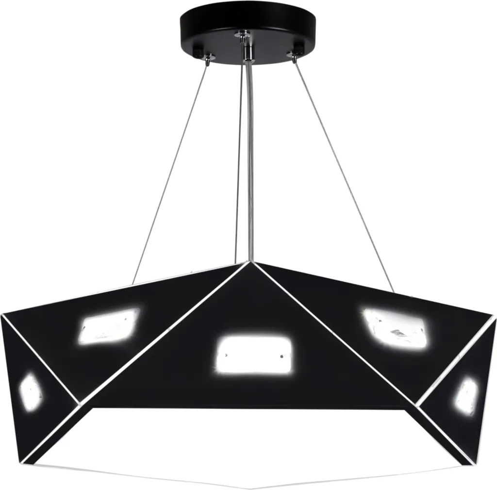 Suspension plafonnier NEMEZIS 31-59130 noir pour salon et salle à manger
